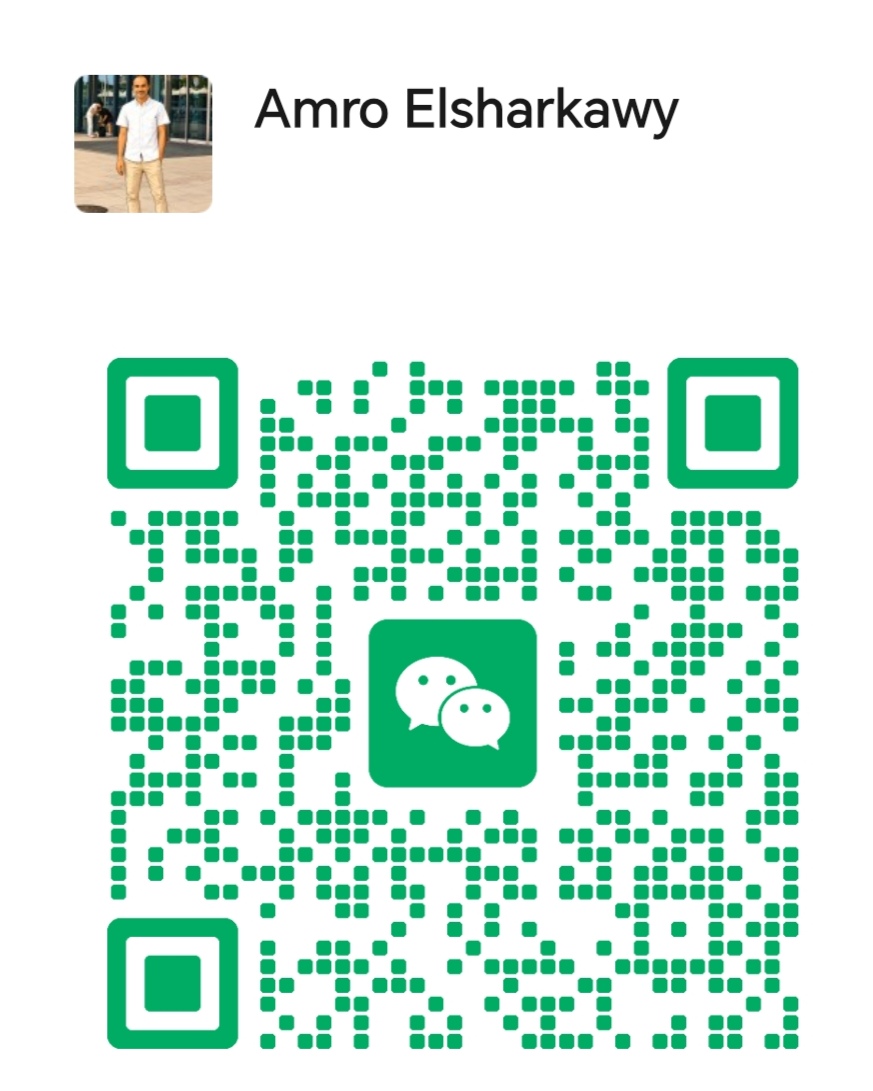 WeChat QR code for Amro Elsharkawy